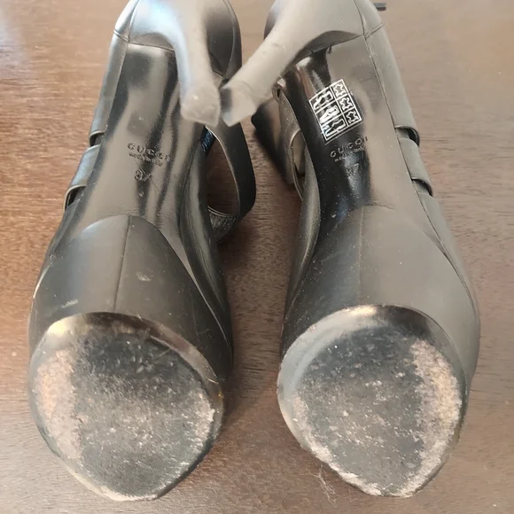 Gucci Black Ultra High Stiletto Heels - Picture 5 of 5